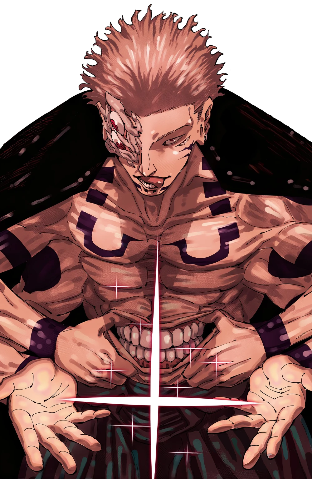 the strongest sorcerer in history, the king of curses, ryomen sukuna.